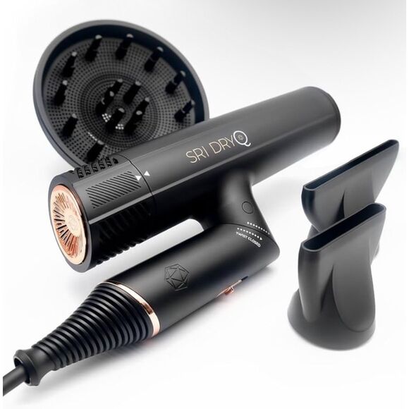 Skin Research Inst. SRI DryQ “Smart” Infrared & Ionic Hair Dryer, 3 Attachments - Picture 8 of 16